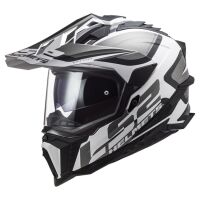 LS2 MX701 EXPLORER-06 HPFC ALTER adventure helma matná-bílá
